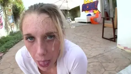 Swallowed.com: Teen chick Alyssa Cole threesome sex tape
